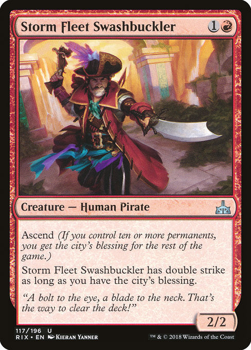 Storm Fleet Swashbuckler [Rivals of Ixalan] | Gam3 Escape