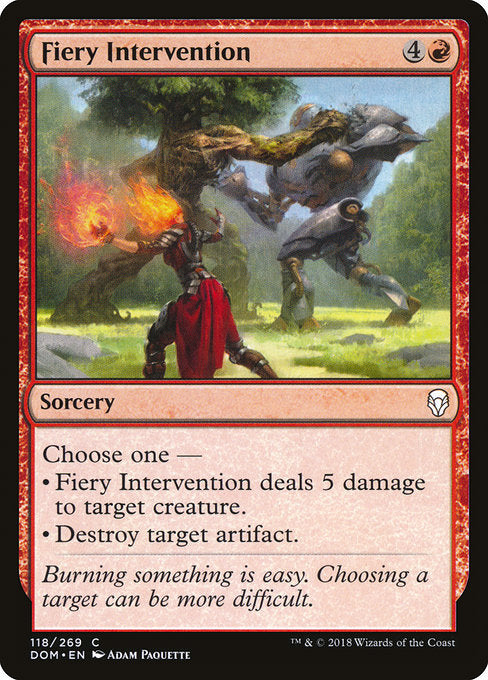 Fiery Intervention [Dominaria] | Gam3 Escape
