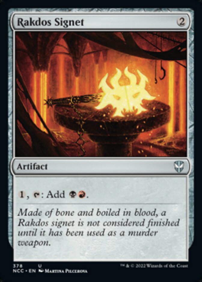 Rakdos Signet [Streets of New Capenna Commander] | Gam3 Escape
