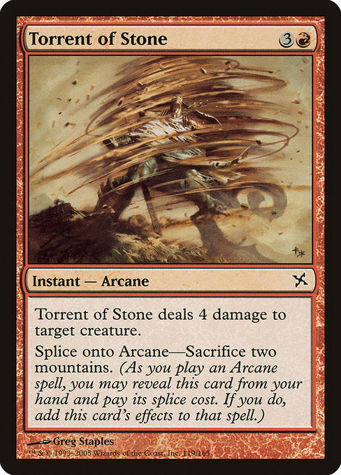 Torrent of Stone [Betrayers of Kamigawa] | Gam3 Escape