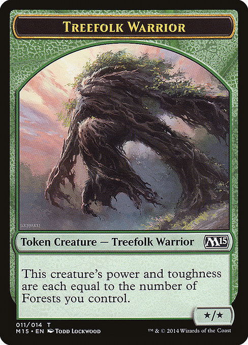 Treefolk Warrior [Magic 2015 Tokens] | Gam3 Escape