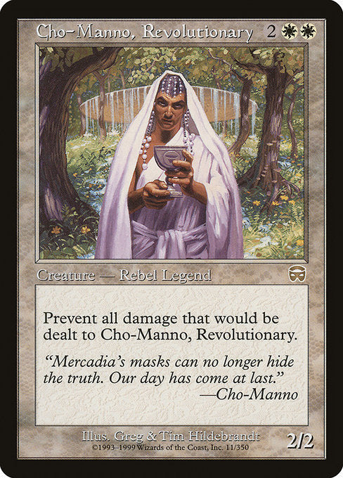 Cho-Manno, Revolutionary [Mercadian Masques] | Gam3 Escape