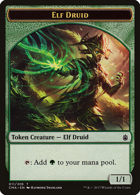 Elf Druid [Commander Anthology Tokens] | Gam3 Escape