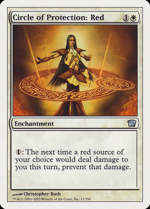Circle of Protection: Red [Ninth Edition] | Gam3 Escape