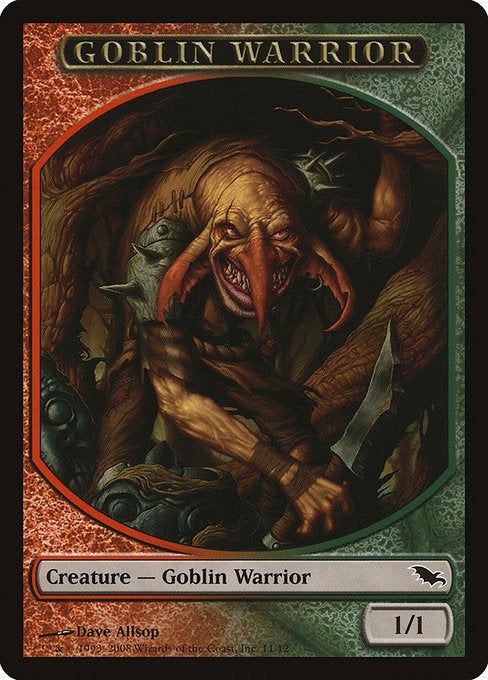 Goblin Warrior [Shadowmoor Tokens] | Gam3 Escape