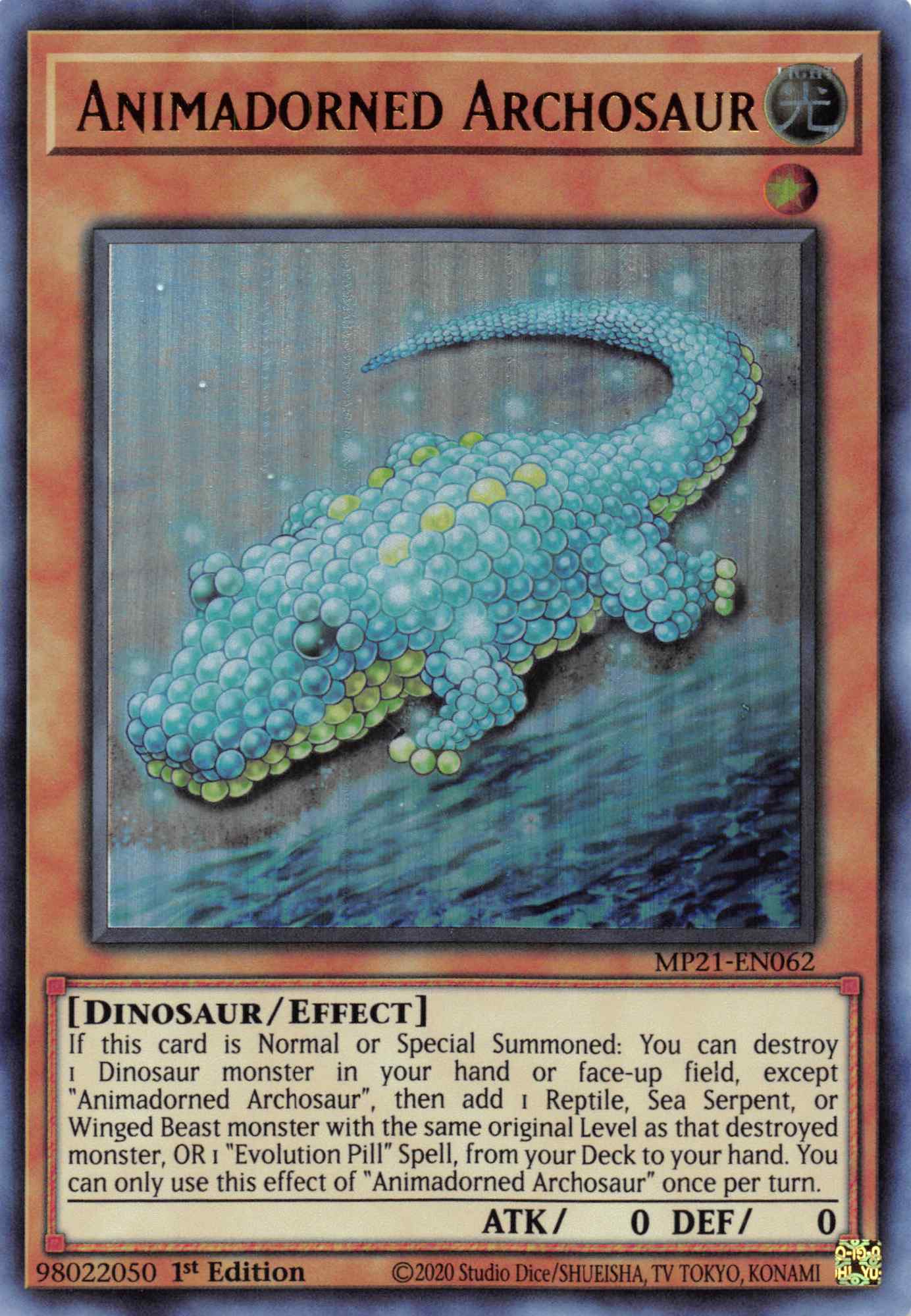 Animadorned Archosaur [MP21-EN062] Ultra Rare | Gam3 Escape