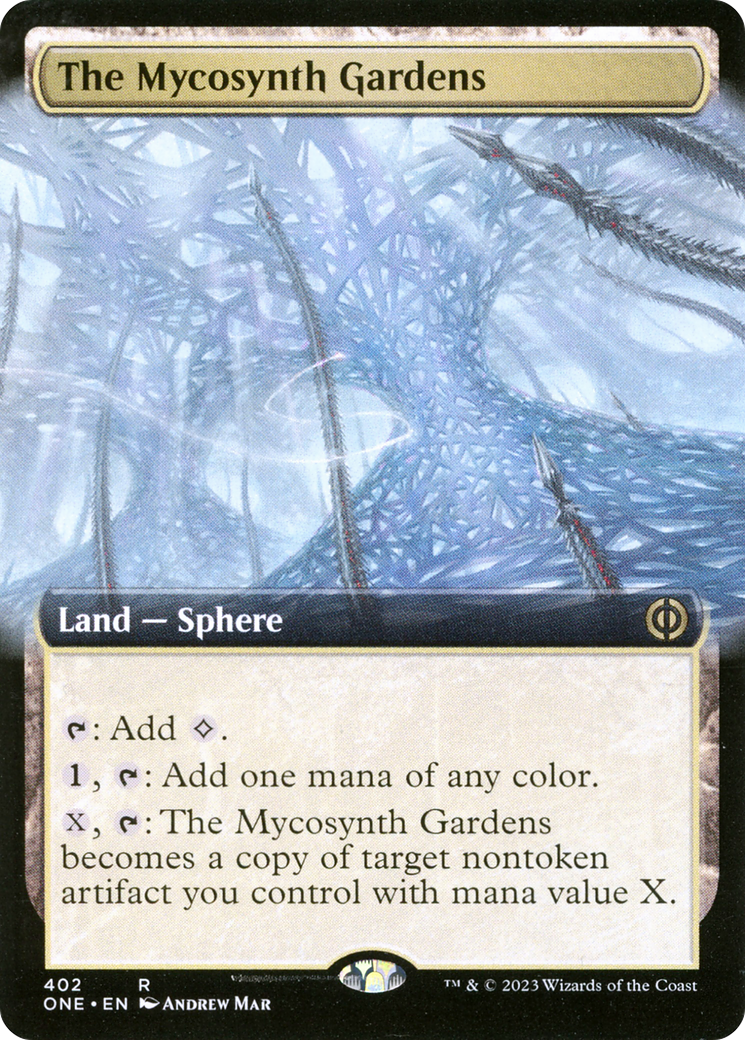 The Mycosynth Gardens (Extended Art) [Phyrexia: All Will Be One] | Gam3 Escape