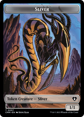 Copy (54) // Sliver Double-Sided Token [Commander Masters Tokens] | Gam3 Escape