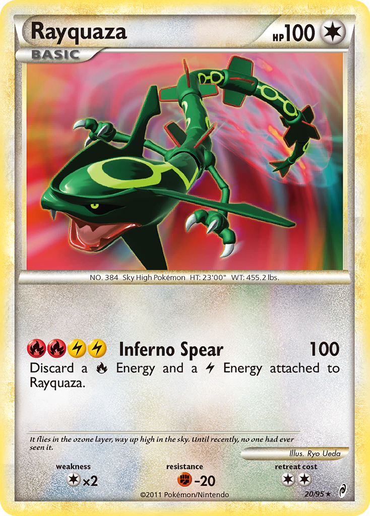 Rayquaza (20/95) [HeartGold & SoulSilver: Call of Legends] | Gam3 Escape