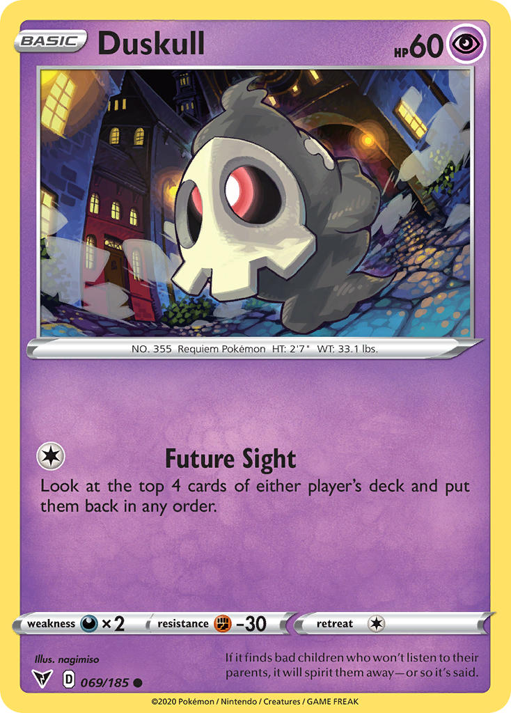 Duskull (069/185) [Sword & Shield: Vivid Voltage] | Gam3 Escape