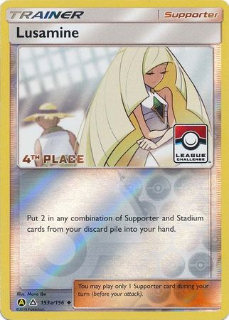 Lusamine (153a/156) (League Challenge Alt Art 4th Place) [Sun & Moon: Ultra Prism] | Gam3 Escape