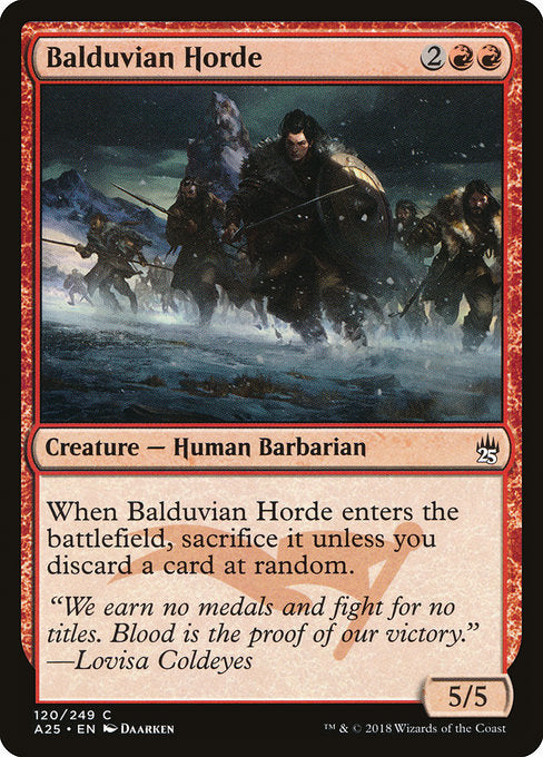 Balduvian Horde [Masters 25] | Gam3 Escape