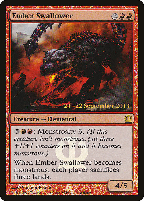 Ember Swallower [Theros Promos] | Gam3 Escape