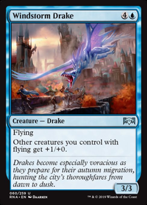 Windstorm Drake [Ravnica Allegiance] | Gam3 Escape