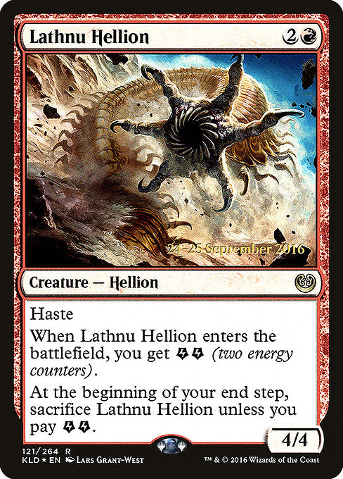 Lathnu Hellion [Kaladesh Promos] | Gam3 Escape