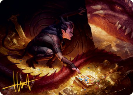 Hoard Robber Art Card (Gold-Stamped Signature) [Dungeons & Dragons: Adventures in the Forgotten Realms Art Series] | Gam3 Escape