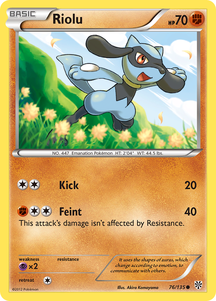 Riolu (76/135) [Black & White: Plasma Storm] | Gam3 Escape