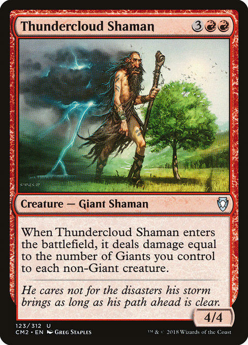 Thundercloud Shaman [Commander Anthology Volume II] | Gam3 Escape