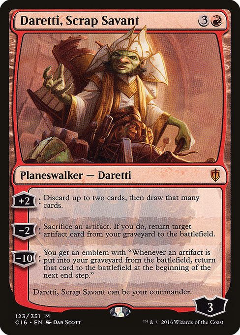 Daretti, Scrap Savant [Commander 2016] | Gam3 Escape