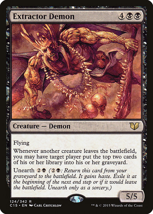 Extractor Demon [Commander 2015] | Gam3 Escape