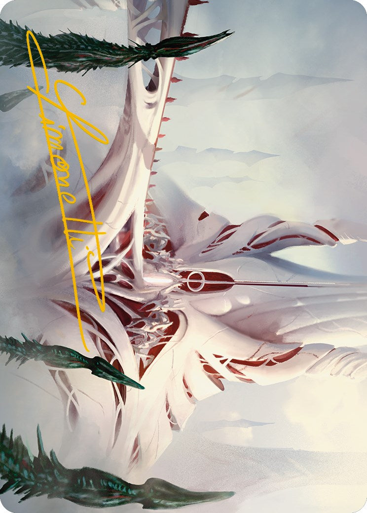 The Fair Basilica Art Card (Gold-Stamped Signature) [Phyrexia: All Will Be One Art Series] | Gam3 Escape