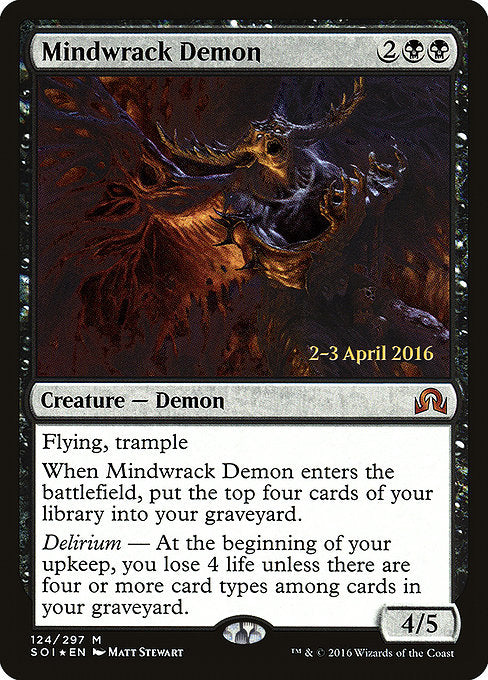 Mindwrack Demon [Shadows over Innistrad Promos] | Gam3 Escape