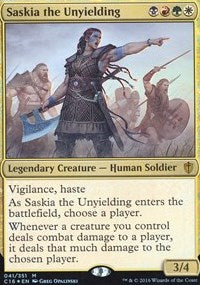 Saskia the Unyielding (Commander 2016) [Commander 2016 Oversized] | Gam3 Escape