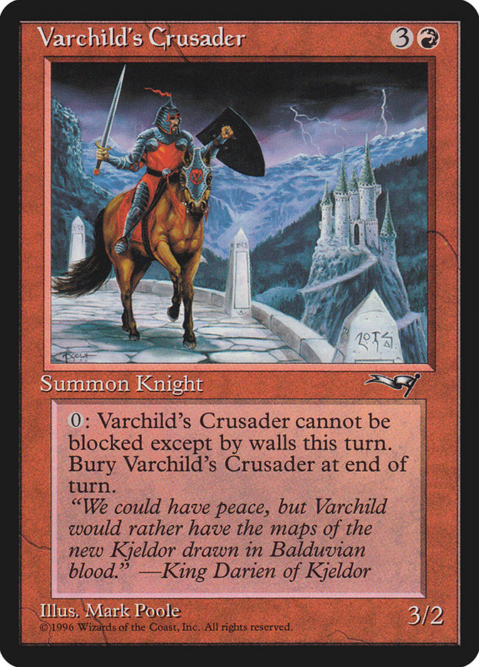 Varchild's Crusader (Brown Horse) [Alliances] | Gam3 Escape