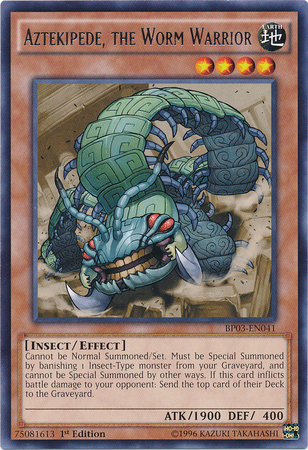 Aztekipede, the Worm Warrior [BP03-EN041] Rare | Gam3 Escape