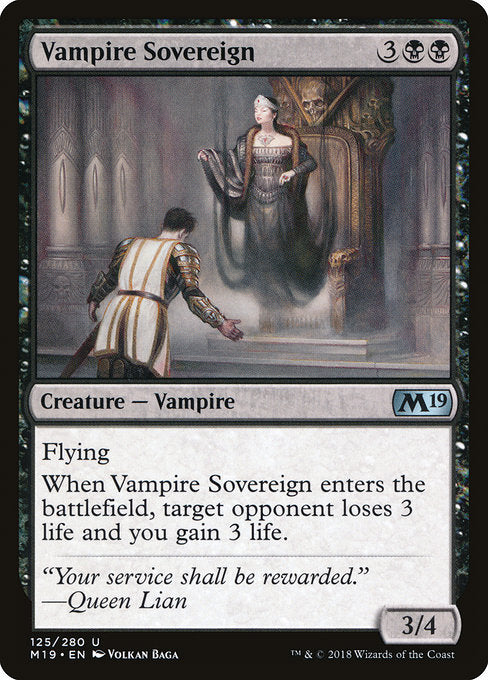 Vampire Sovereign [Core Set 2019] | Gam3 Escape