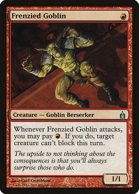 Frenzied Goblin [Ravnica: City of Guilds] | Gam3 Escape