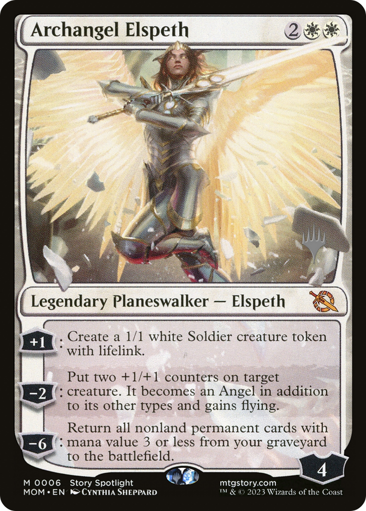 Archangel Elspeth (Promo Pack) [March of the Machine Promos] | Gam3 Escape