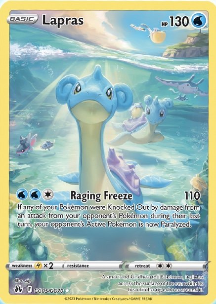 Lapras (GG05/GG70) [Sword & Shield: Crown Zenith] | Gam3 Escape