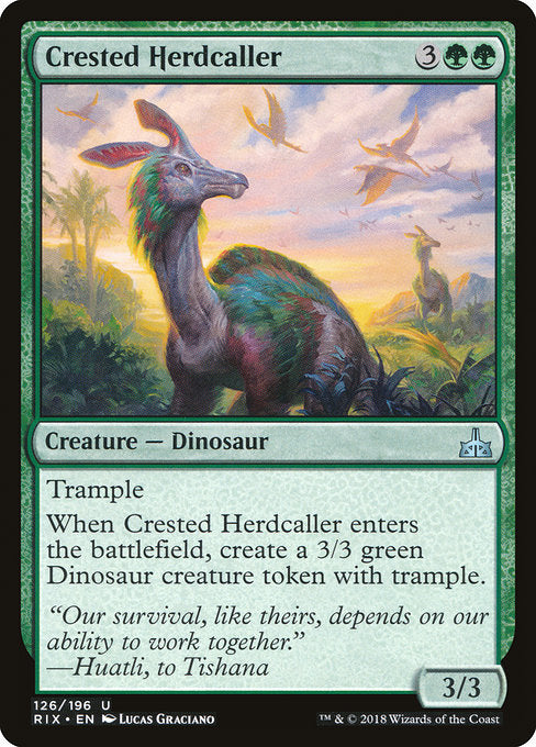 Crested Herdcaller [Rivals of Ixalan] | Gam3 Escape