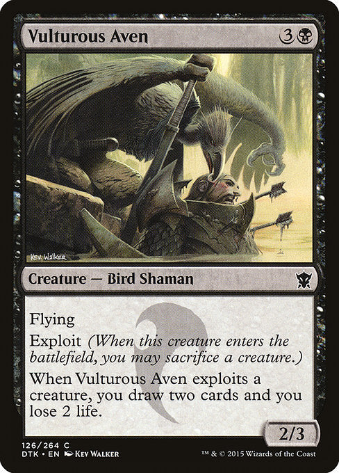 Vulturous Aven [Dragons of Tarkir] | Gam3 Escape