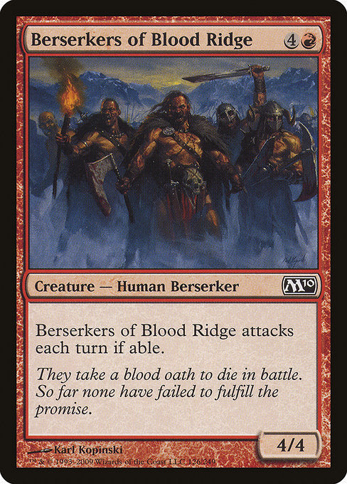 Berserkers of Blood Ridge [Magic 2010] | Gam3 Escape