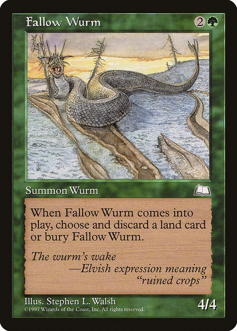 Fallow Wurm [Weatherlight] | Gam3 Escape