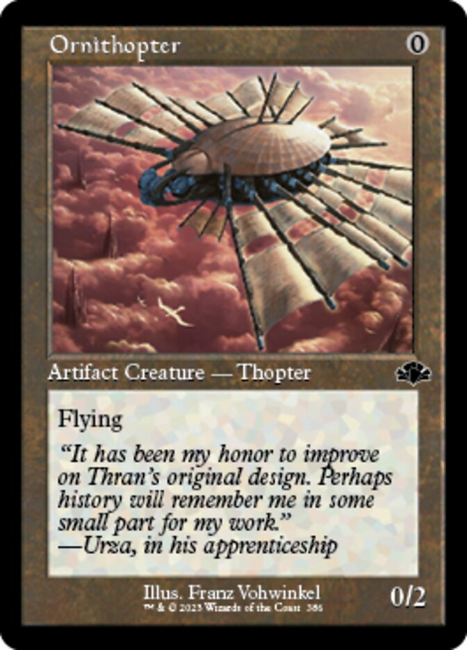 Ornithopter (Retro) [Dominaria Remastered] | Gam3 Escape