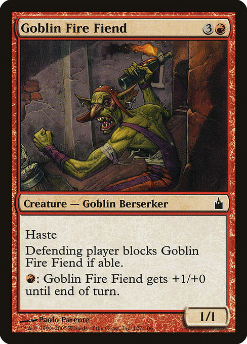 Goblin Fire Fiend [Ravnica: City of Guilds] | Gam3 Escape