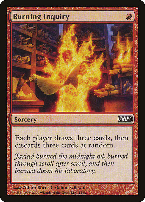 Burning Inquiry [Magic 2010] | Gam3 Escape