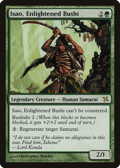 Isao, Enlightened Bushi [Betrayers of Kamigawa] | Gam3 Escape