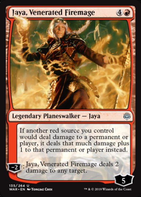 Jaya, Venerated Firemage [War of the Spark] | Gam3 Escape