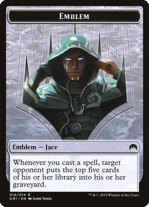 Jace, Telepath Unbound Emblem [Magic Origins Tokens] | Gam3 Escape