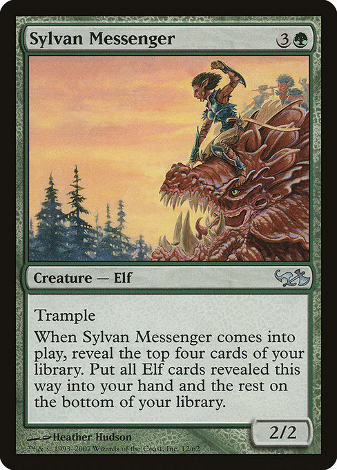 Sylvan Messenger [Duel Decks: Elves vs. Goblins] | Gam3 Escape