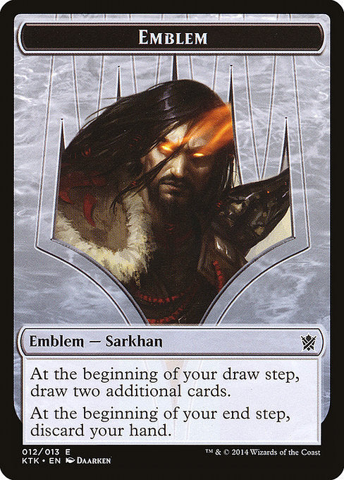 Sarkhan, the Dragonspeaker Emblem [Khans of Tarkir Tokens] | Gam3 Escape