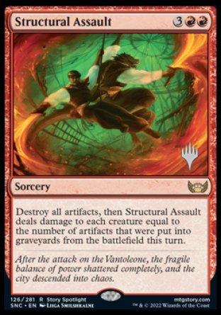 Structural Assault (Promo Pack) [Streets of New Capenna Promos] | Gam3 Escape