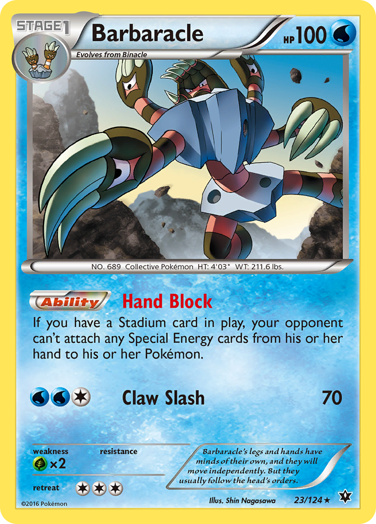 Barbaracle (23/124) [XY: Fates Collide] | Gam3 Escape