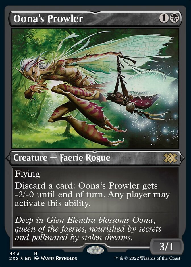 Oona's Prowler (Foil Etched) [Double Masters 2022] | Gam3 Escape