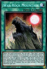 War Rock Mountain [BLVO-EN000] Secret Rare | Gam3 Escape