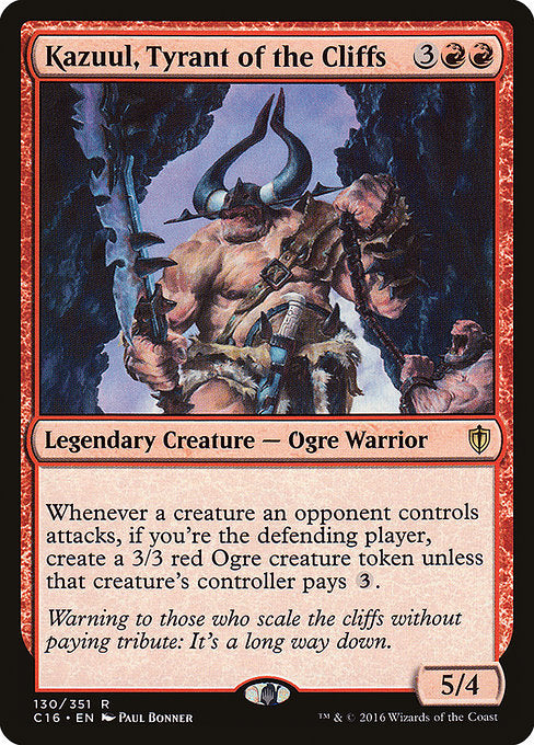 Kazuul, Tyrant of the Cliffs [Commander 2016] | Gam3 Escape